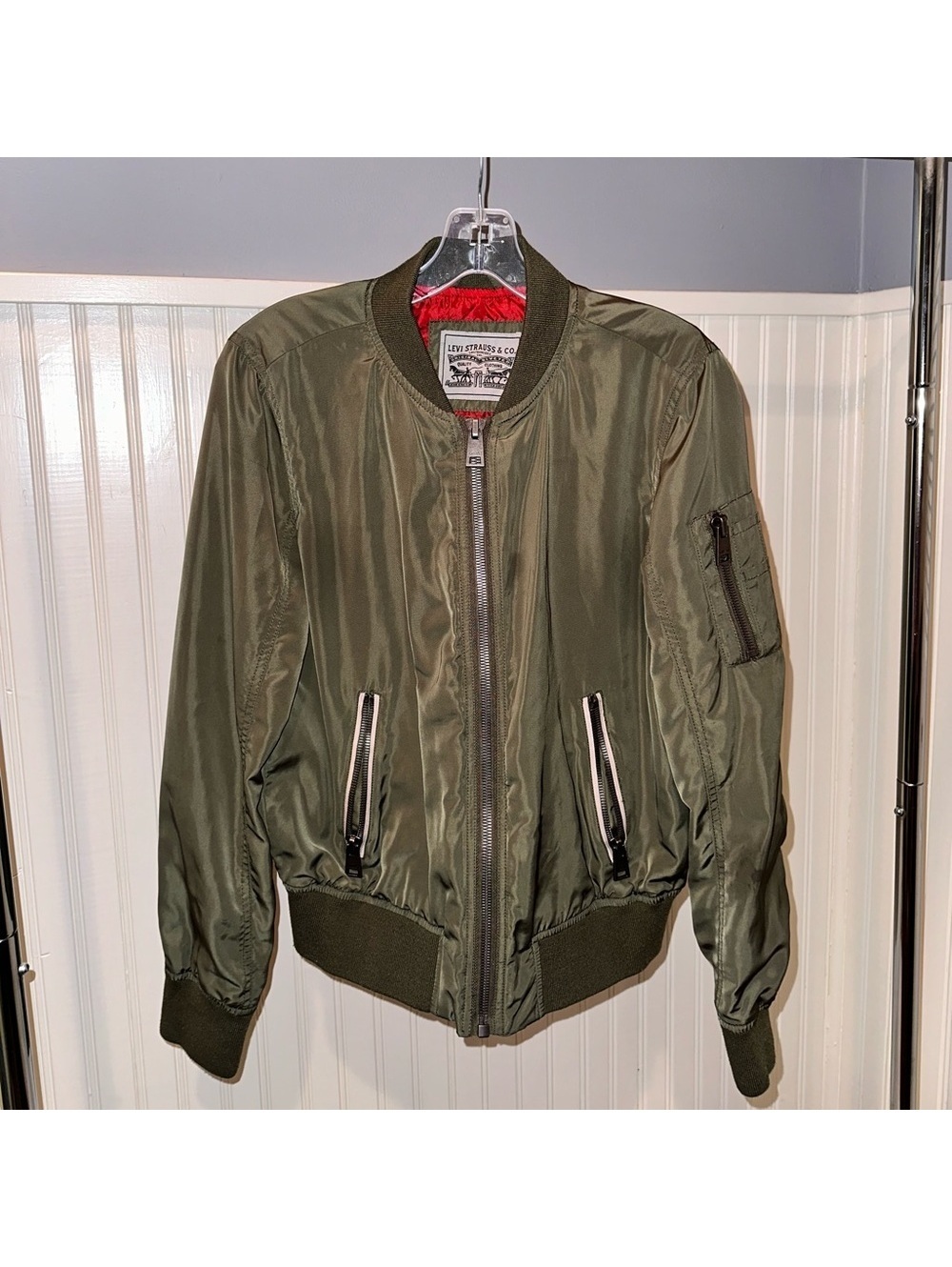 Levi's Olive Bomber Jacket